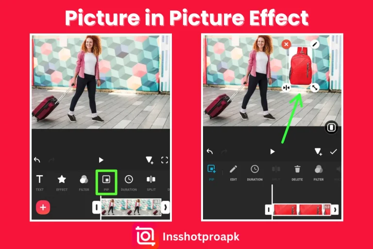 picture in picture effect in inshot