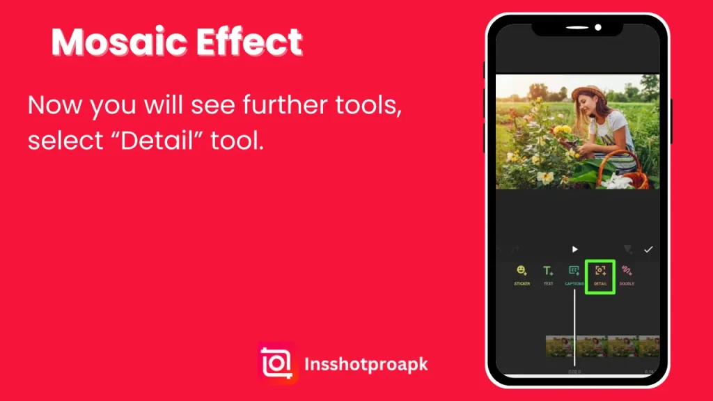 How to use mosaic effect in inshot pro