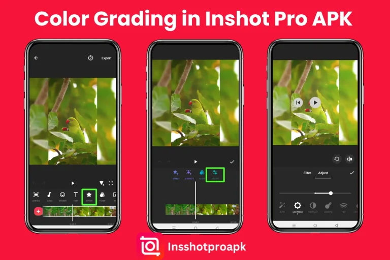 How to do color grading in InShot?